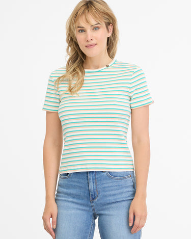 Camiseta de mujer de manga corta de Ragwear Janelle White camisetas de mujer ragwear
