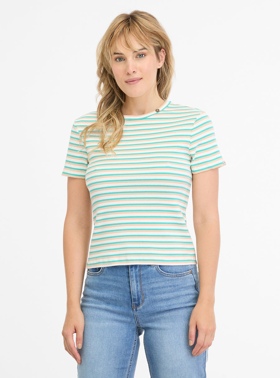 Camiseta de mujer de manga corta de Ragwear Janelle White camisetas de mujer ragwear