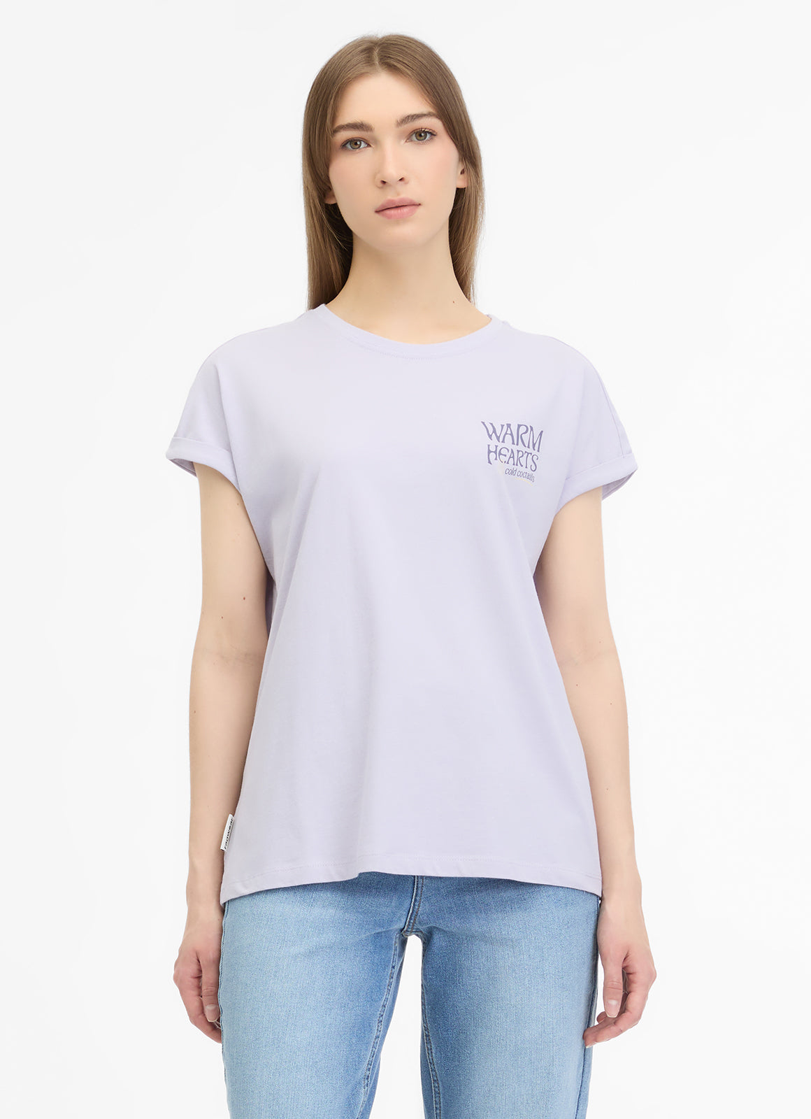 Camiseta de mujer de manga corta de Ragwear Muella LAVENDER camisetas de mujer ragwear
