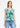 Camiseta sin mangas con botones estamapa Saltty de Ragwear AQUA camisetas de mujer ragwear