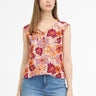 Camiseta sin mangas con botones estamapa Saltty de Ragwear LIGHT PEACH camisetas de mujer ragwear