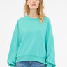 Sudadera de mujer de cuello redondo Clarian de Ragwear. LAGOON GREEN sudaderas de mujer ragwear