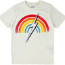 camiseta lightning bolt rainbow egret