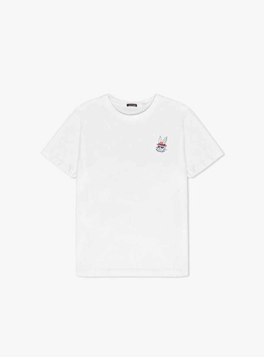 Camiseta kaotiko Washed Carrot Dealer White