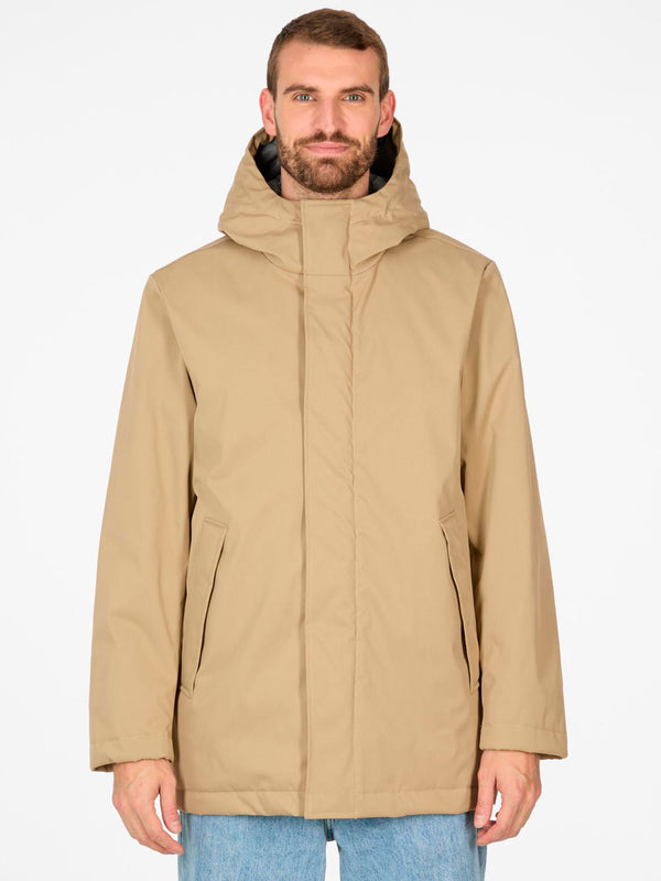Abrigo de HombreParca Twill de Ragwear color Sand