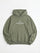 Sudadera boxy Unisex LOCO MONKY Trip B Olive by LOCO MONKY