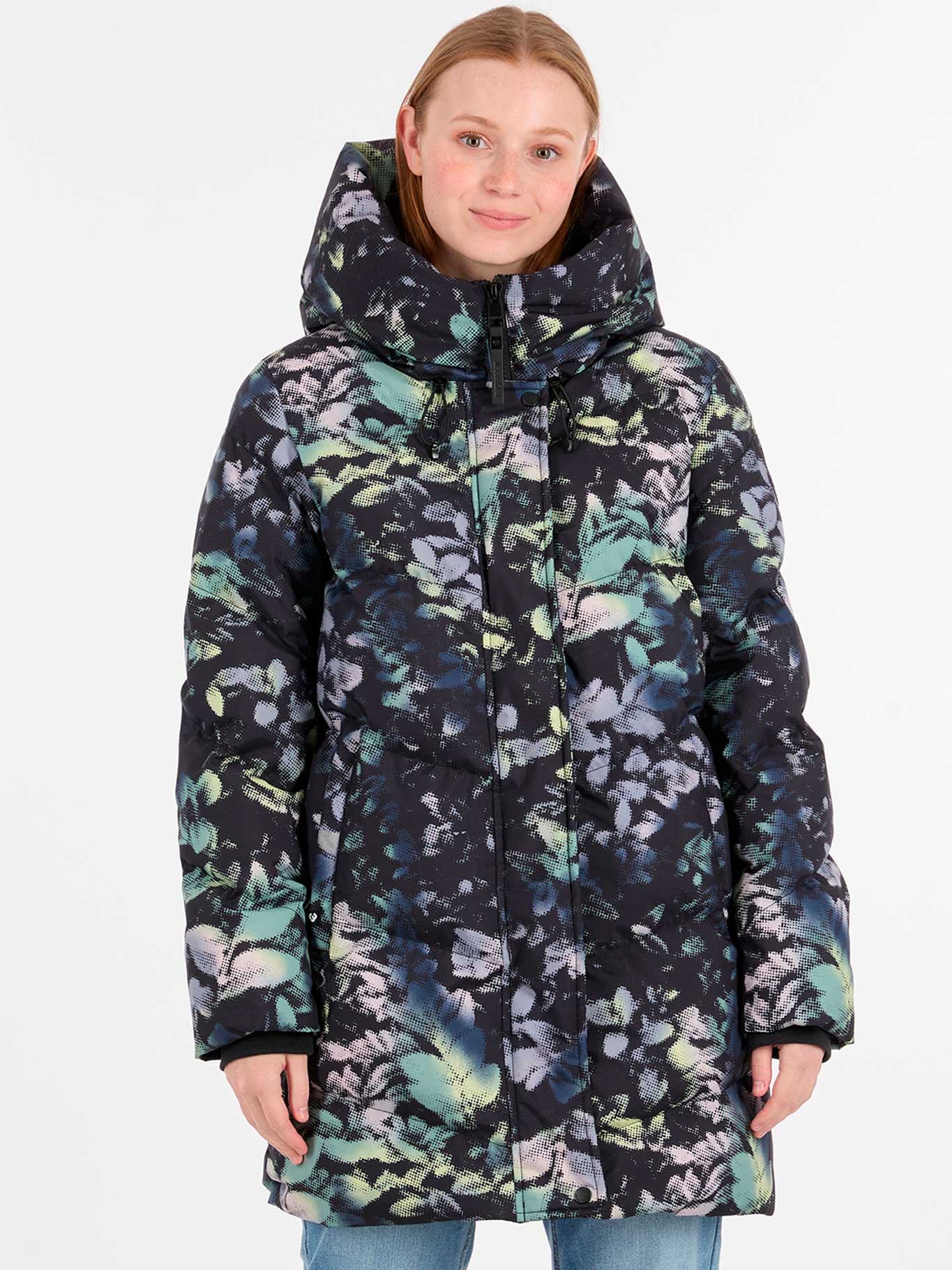 Abrigo largo de mujer Avelin Print de Ragwear by ragwear