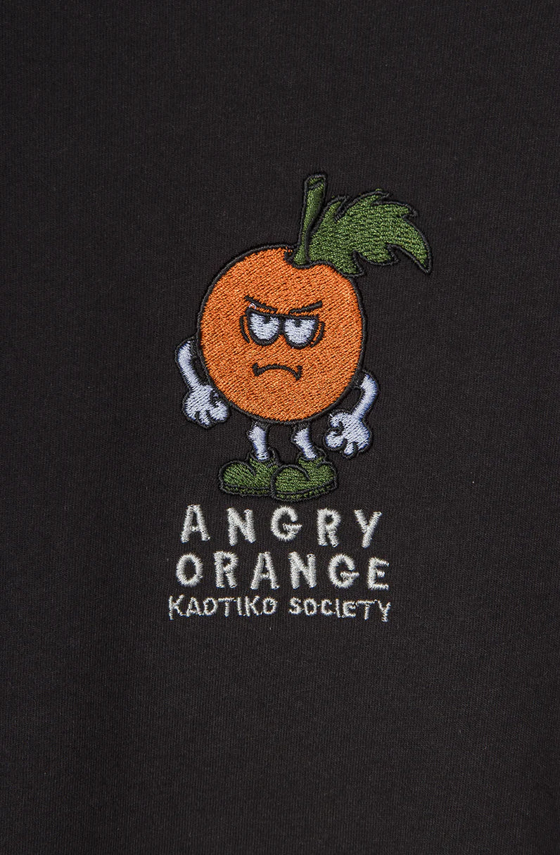 Camiseta de manga larga Kaotiko Angry Black