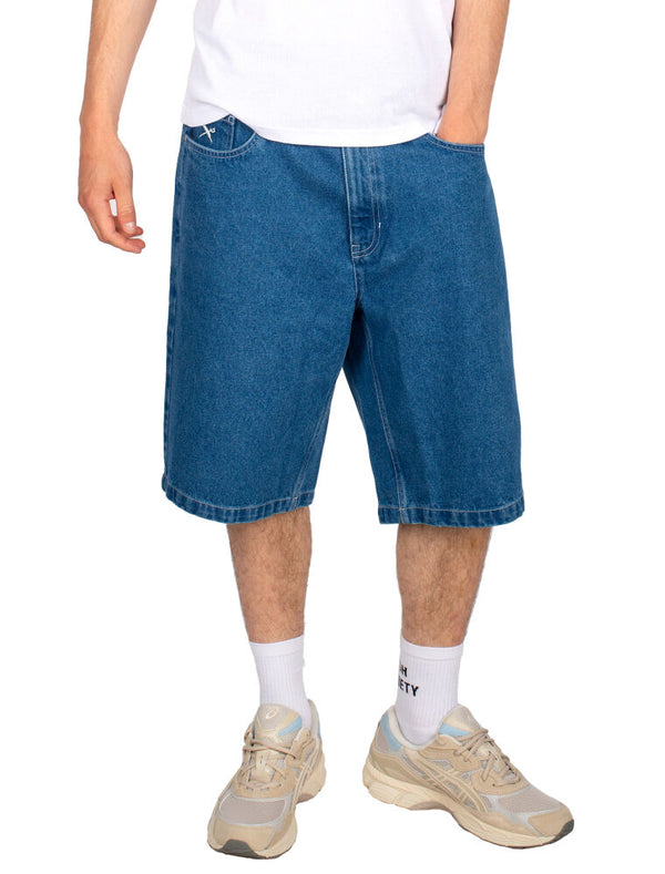 Bermuda vaquera ancha para hombre Nanolo de Iriedaily by iriedaily