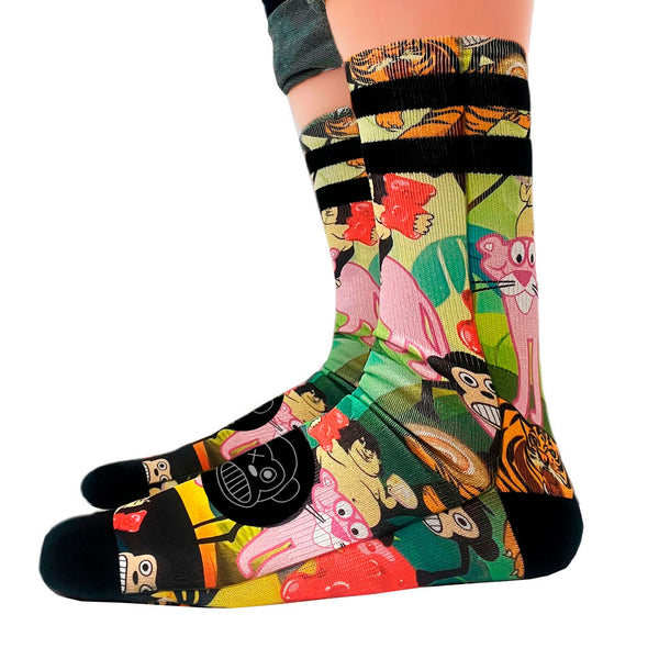 Calcetines Unisex SELVA Multicolor de Loco Monky by LOCO MONKY