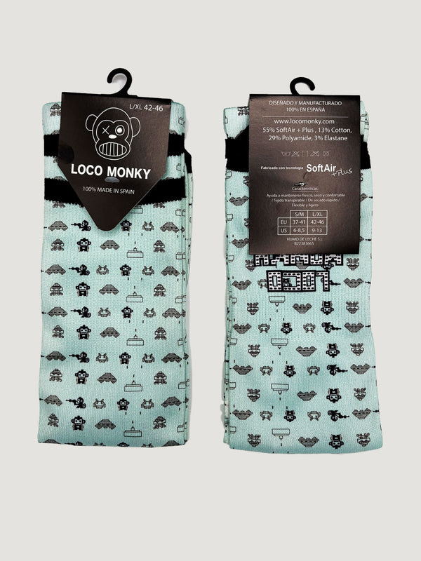 Calcetines unisex de Loco Monky Space Monkys by LOCO MONKY