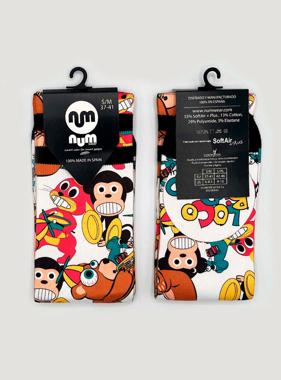 LOCO MONKY LOCO BIG BAND Unisex Socken