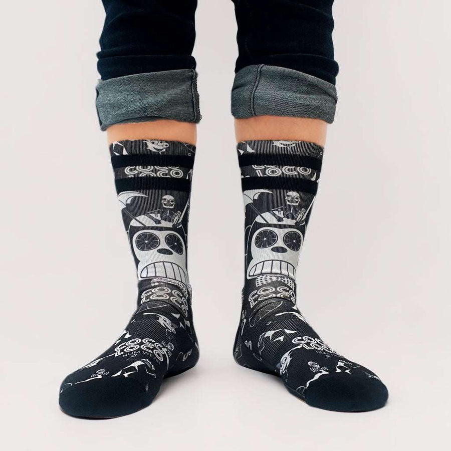 Calcetines Unisex LOCO MONKY COCO LOCO Black - NUM wear