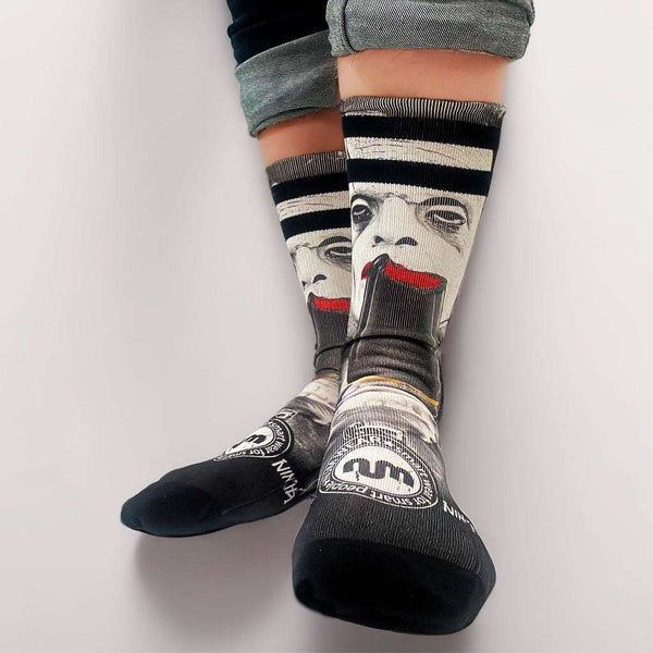 Calcetines Unisex NUM WEAR FRANKIE VS DRAC Black by LOCO MONKY