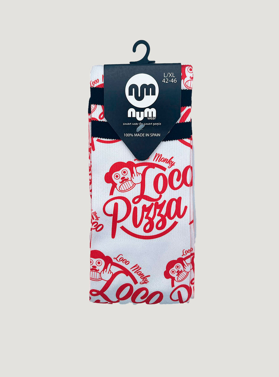 Calcetines originales  unisex LOCO PIZZA Loco Monky