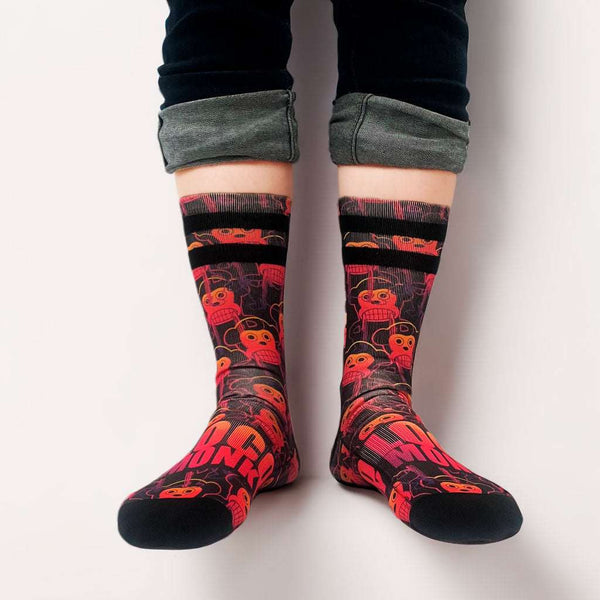 Calcetines Unisex LOCO MONKY NEON Black by LOCO MONKY