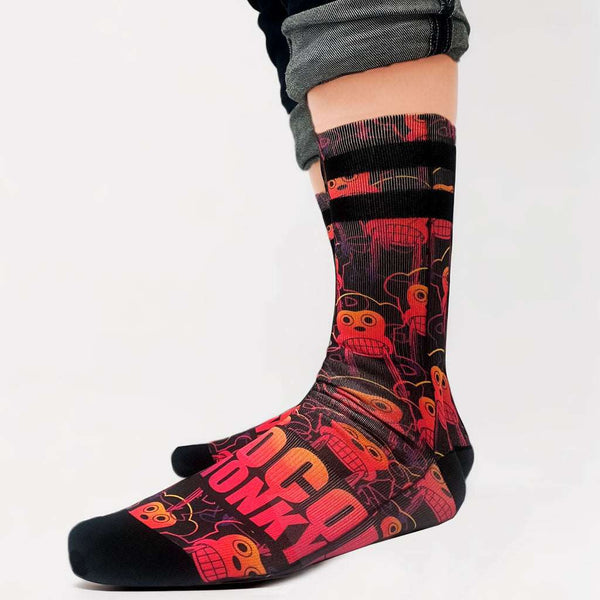 Calcetines Unisex LOCO MONKY NEON Black by LOCO MONKY