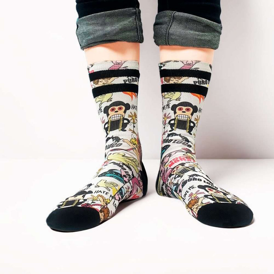 Calcetines Unisex LOCO MONKY PURO LOCO Multicolor - NUM wear