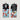 Calcetines Unisex LOCO MONKY RABBIT DRUM Blue Calcetines LOCO MONKY