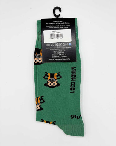 Calcetines Monos de Loco Monky Green Calcetines LOCO MONKY