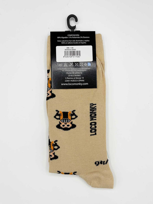 Calcetines Monos de Loco Monky Sand by LOCO MONKY