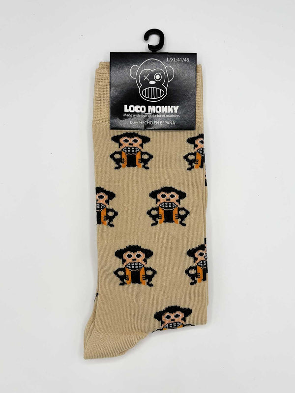 Calcetines Monos de Loco Monky Sand by LOCO MONKY