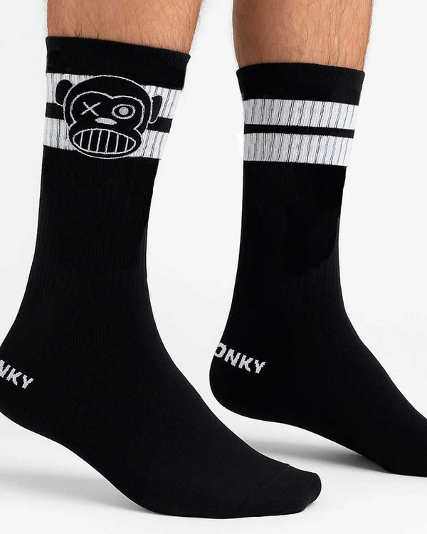 Calcetines Loco Logo de Loco Monky Black by LOCO MONKY