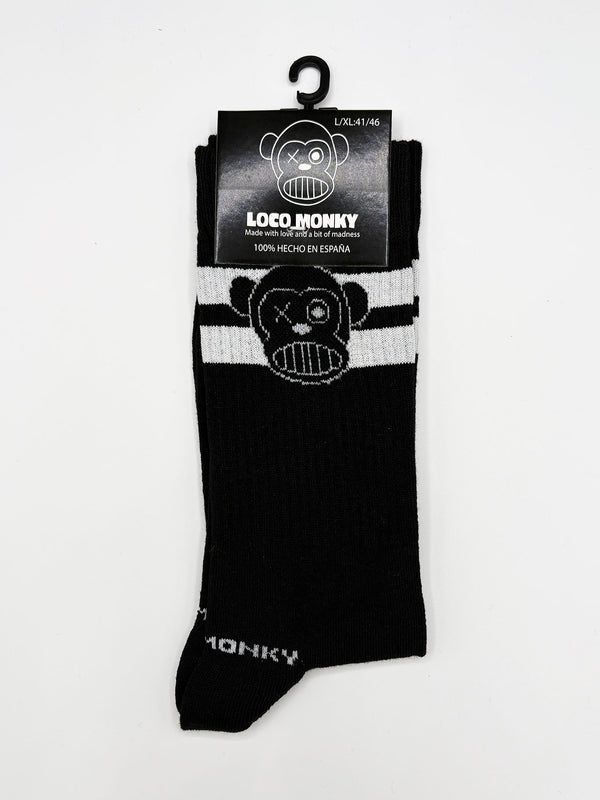 Calcetines Loco Logo de Loco Monky Black by LOCO MONKY