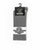 Calcetines Loco Logo de Loco Monky Grey by LOCO MONKY