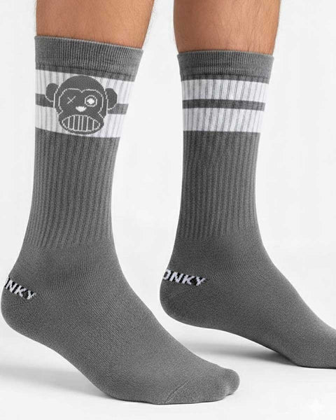 Calcetines Loco Logo de Loco Monky Grey