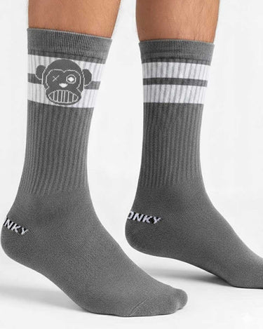 Calcetines Loco Logo de Loco Monky Grey by LOCO MONKY