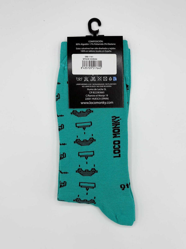 Calcetines Space Monky de Loco Monky Ocean by LOCO MONKY