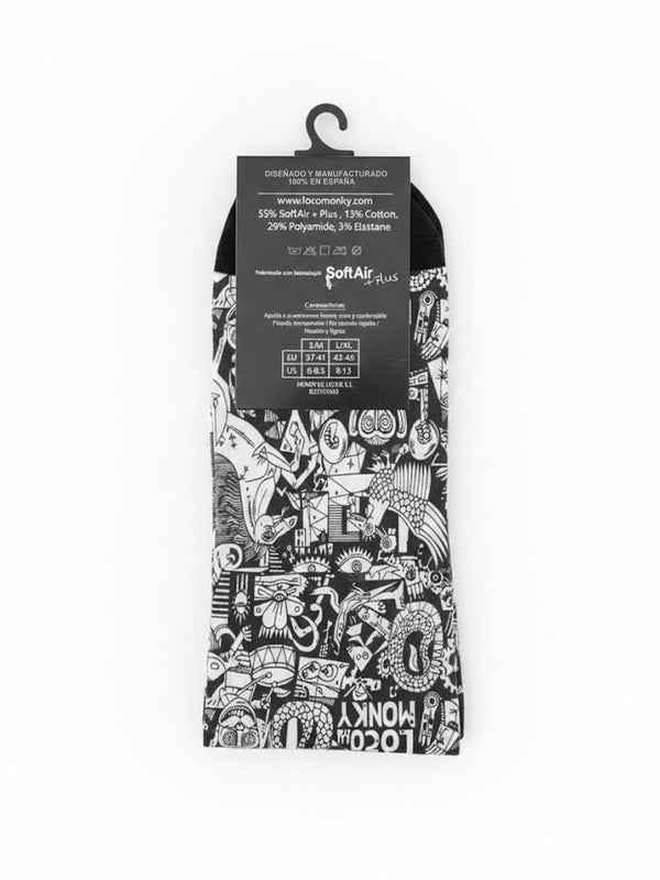Calcetines unisex de Loco Monky Nonsense by LOCO MONKY