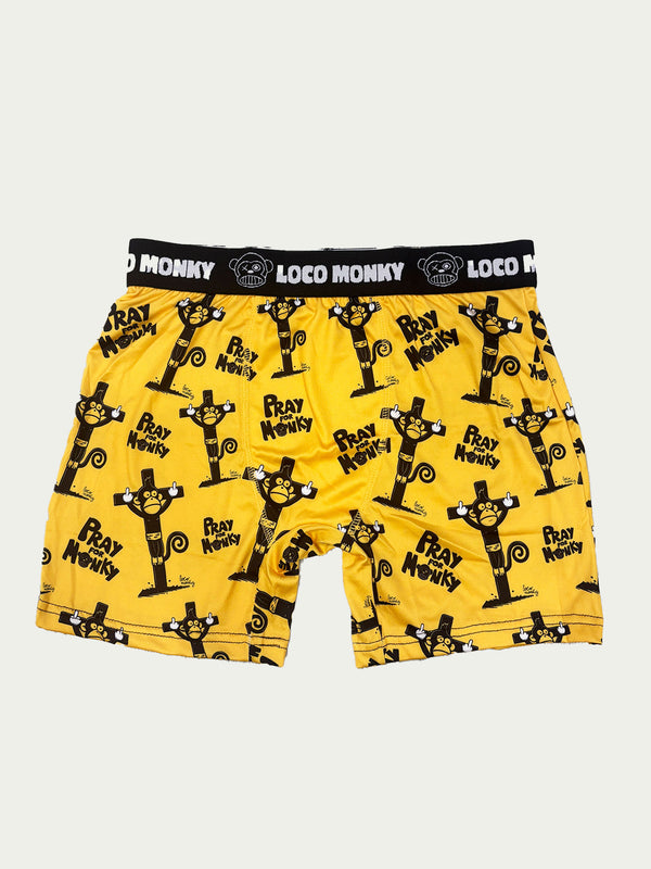 Calzoncillos boxer hombre Pray for Monky de Loco Monky by LOCO MONKY