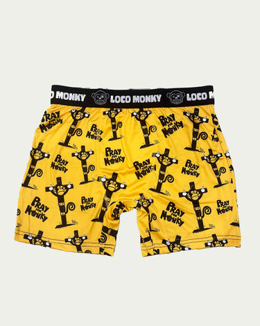 Calzoncillos boxer hombre Pray for Monky de Loco Monky by LOCO MONKY