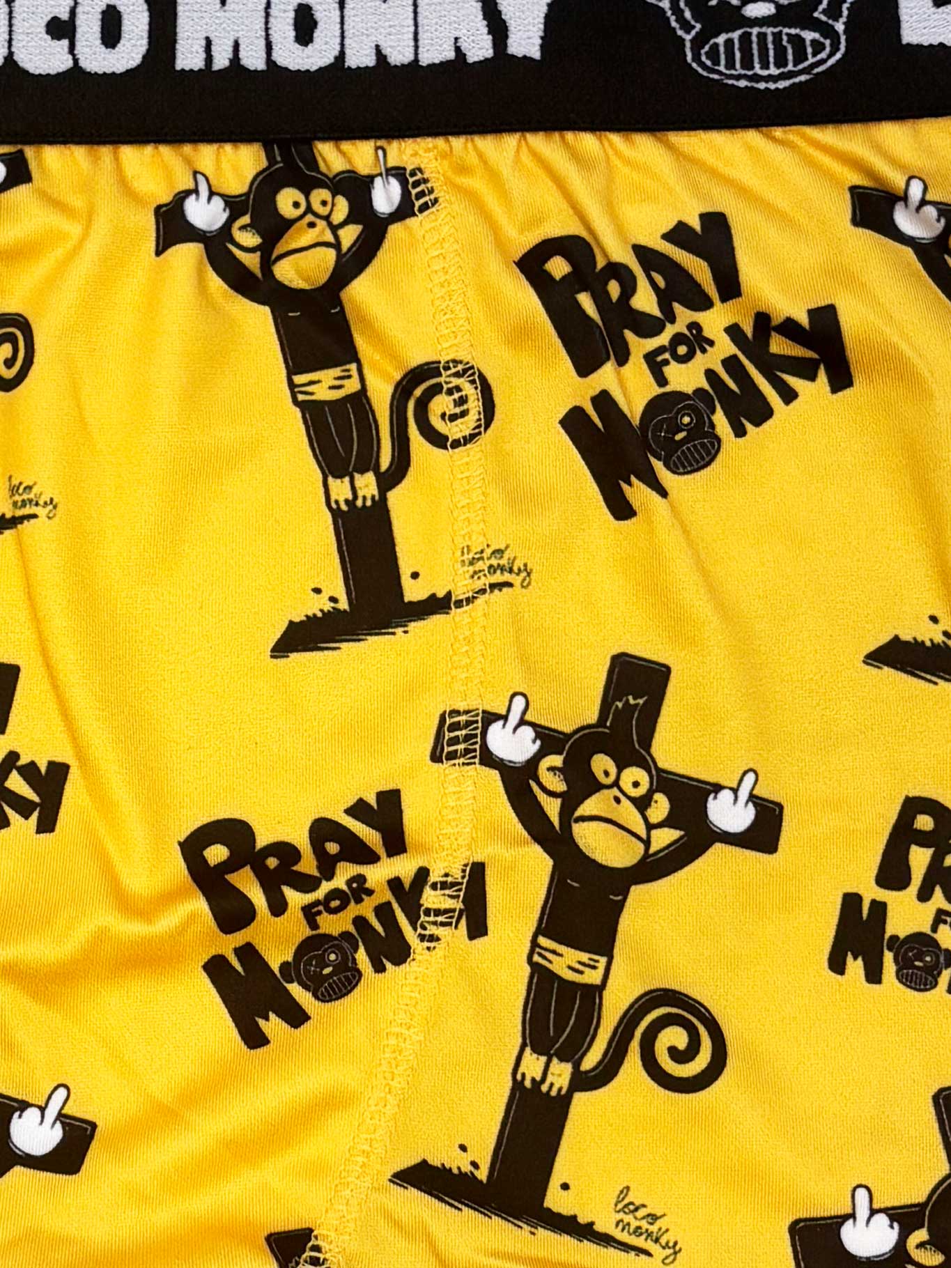 Calzoncillos boxer hombre Pray for Monky de Loco Monky by LOCO MONKY