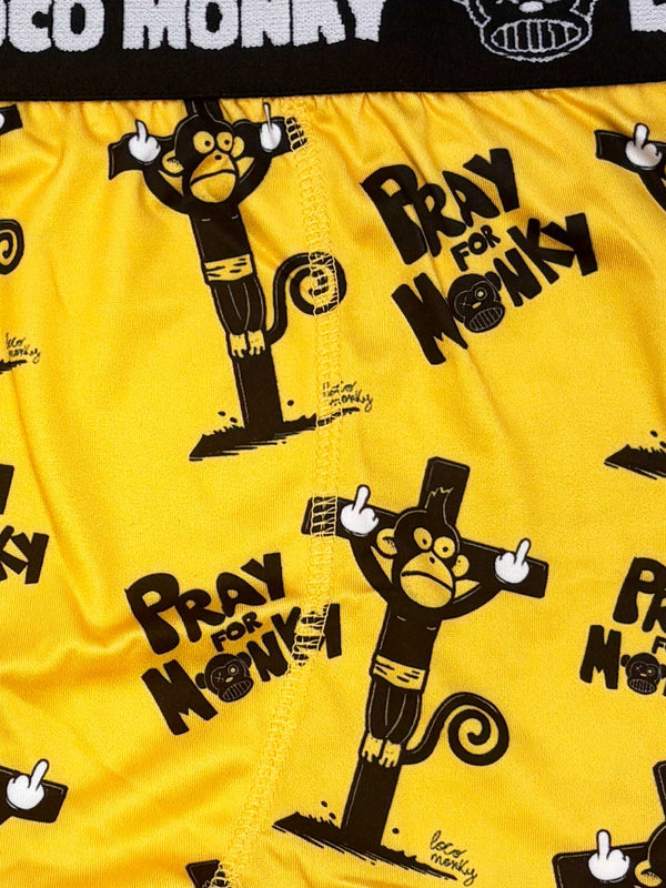 Calzoncillos boxer hombre Pray for Monky de Loco Monky by LOCO MONKY