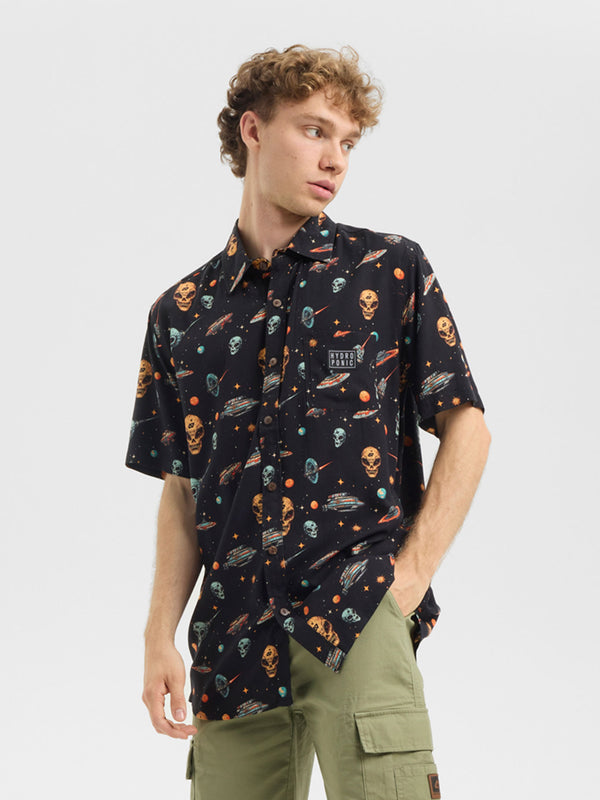 Camisa de manga corta de hombre estampada de Hydroponic Invaders by Hydroponic