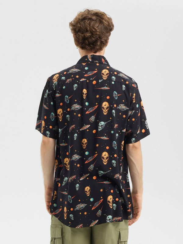 Camisa de manga corta de hombre estampada de Hydroponic Invaders by Hydroponic