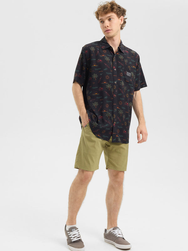 Camisa de manga corta de hombre estampada de Hydroponic Topanga by Hydroponic