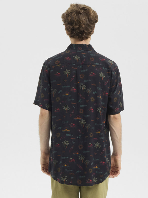 Camisa de manga corta de hombre estampada de Hydroponic Topanga by Hydroponic