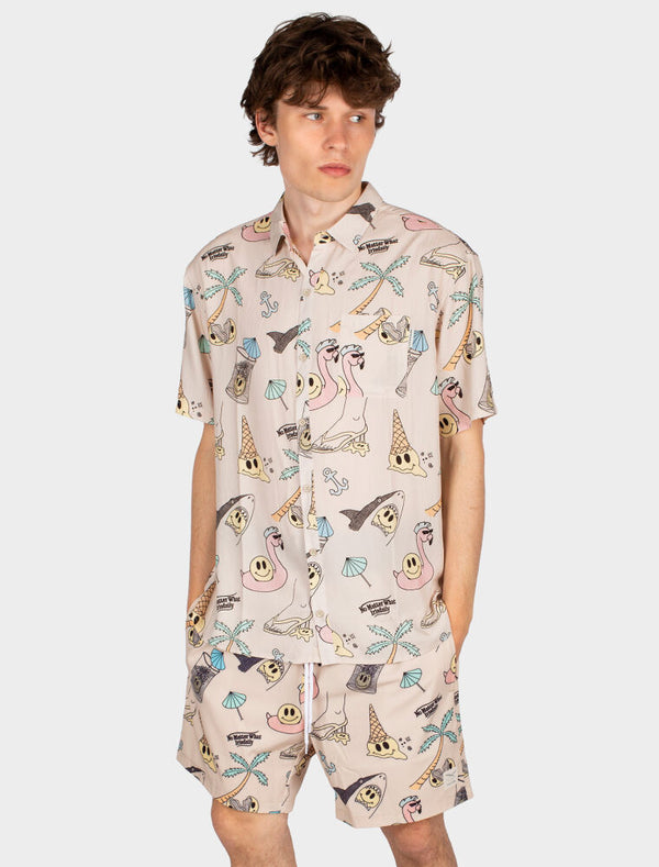 Camisa estampado divertido Resort de Iriedaily by iriedaily