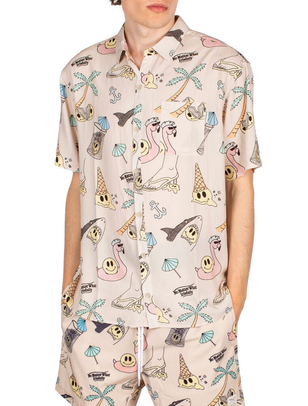 Camisa estampado divertido Resort de Iriedaily by iriedaily