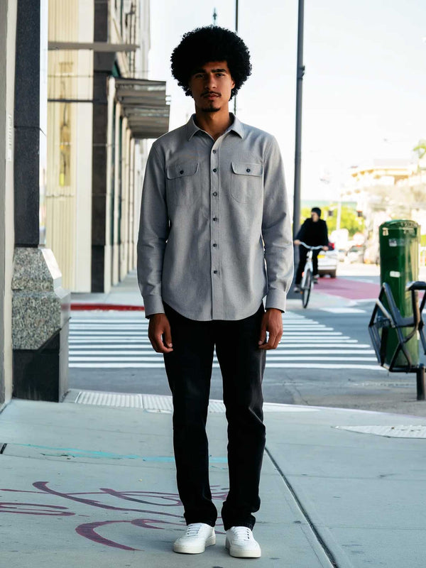 Camisa franela de hombre Chop de Loco Monky Ash by LOCO MONKY