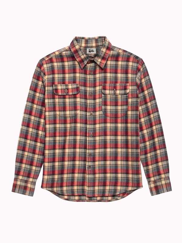 Camisa franela de cuadros hombre Chop Plaid de Loco Monky Grape by LOCO MONKY