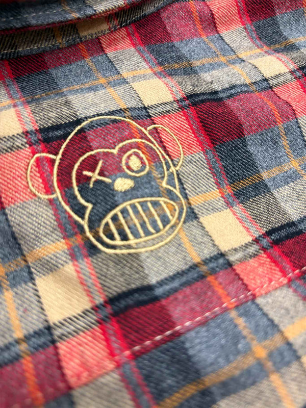 Camisa franela de cuadros hombre Chop Plaid de Loco Monky Grape by LOCO MONKY