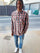 Camisa franela de cuadros hombre Chop Plaid de Loco Monky Pink by LOCO MONKY