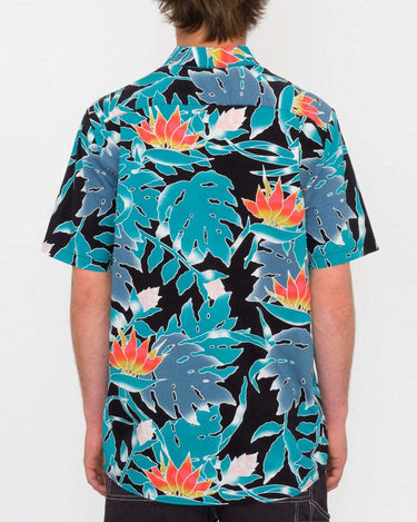 Camisa de flores para hombre Volcom LEAF PIT FLORAL SS - NUM wear