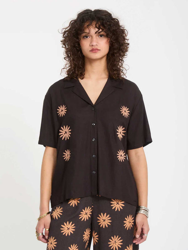 Camisa de Mujer Volcom Midnite Ramble Vintage Black by VOLCOM