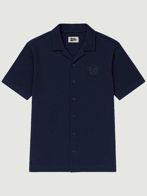 Camisa Unisex tejido polo Puro Loco B Loco Monky Navy